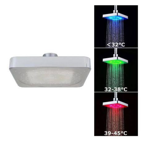 7 colour self powered shower head